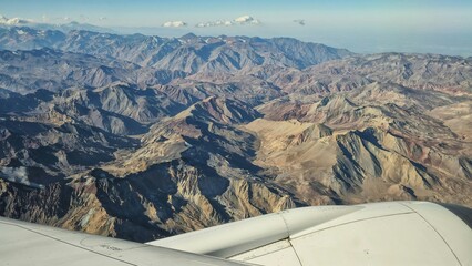 view from the airplane