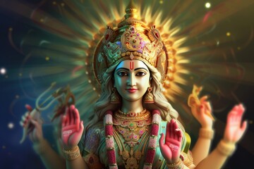 The Queen of Hearts - Devi Shakti - Hindu Goddess