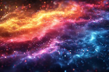 Naklejka premium レインボーと躍動感のテクスチャ写真（LGBTQ・虹色・カラフル）