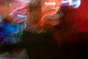 Blurry abstract party night picture 2