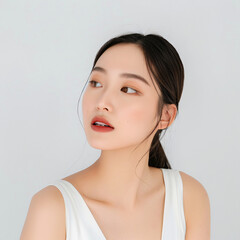 A glamorous Korean girl