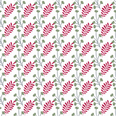 Free vector watercolor floral seamless pattern