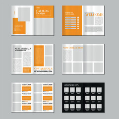 Catalog design or 12 pages product catalogue template design