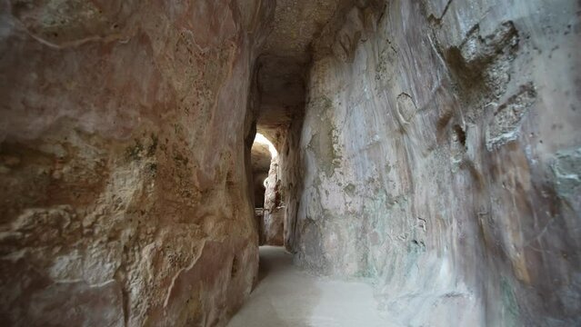 Underground Water Cisterns at Zippori (Sepphoris) National Park Israel.
