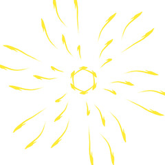 Sunlight,fireworks,zoom motion effect,bright color trail,manga speed frame concept. Light speed, moving stars, radial overlay vector background.