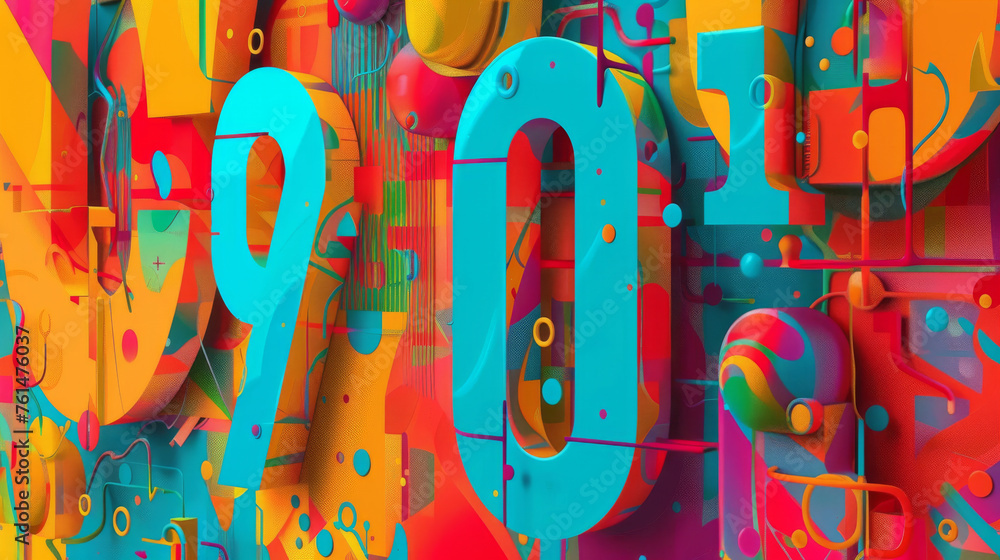 Poster the image shows a single-colored background with the word '90' on it, captured by thatotherguy.