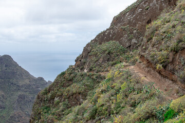 View of Anaga Mountain Cliffs, Tenerife