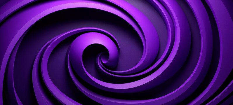 Abstract texture purple background banner with 3d geometric gradient shapes for website, business, print design template pattern illustration, overlapping swirl spiral layers