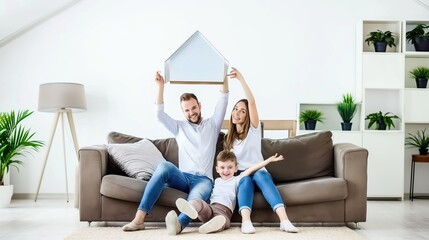 woman relaxing on sofa at home