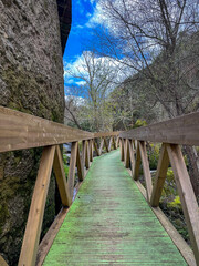 Obraz premium Walkway trilho dos Gaios