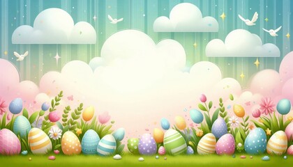 Happy Easter Sunday Background