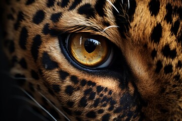 The expressive eye of an endangered species, a window into the soul of wildlife fighting for survival