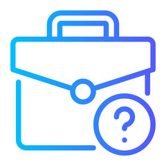 briefcase gradient icon