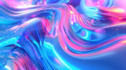 dynamic background with ombre gradients of cobalt blue, neon blue, neon lime, hot neon pink, and sparkly baby blue