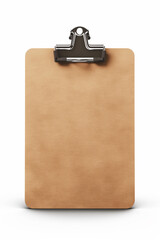 Clipboard Isolated on White Background for Office Supply Concepts