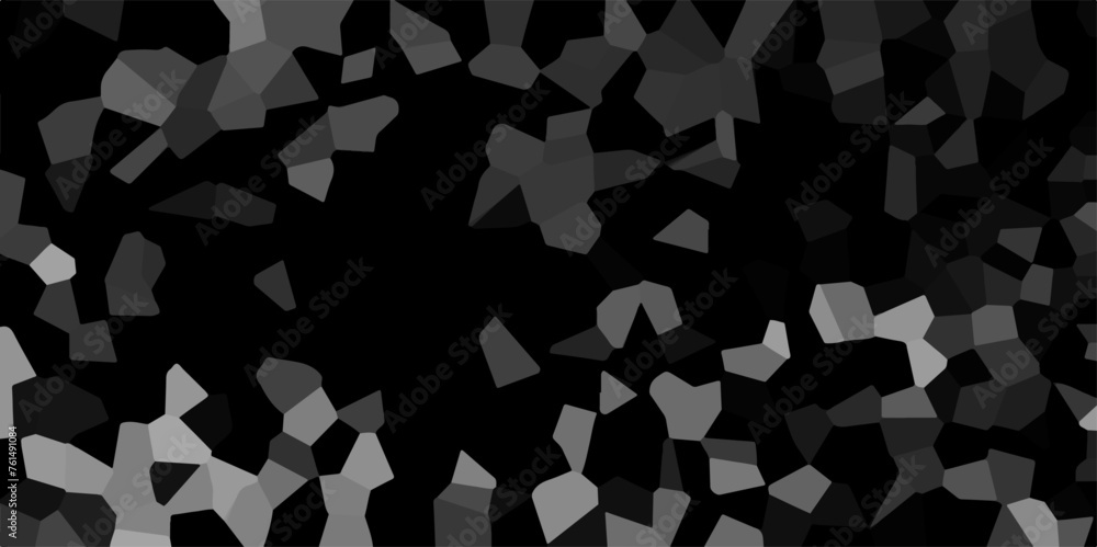 Poster abstract black geometric with triangles and marble texture. seamless pattern mosaic marble pattern t