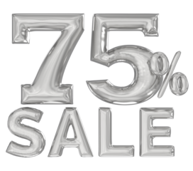 75 Percent Off Sale
