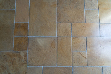 Stone tile floor texture background. Floor tiles for interior exterior decoration.