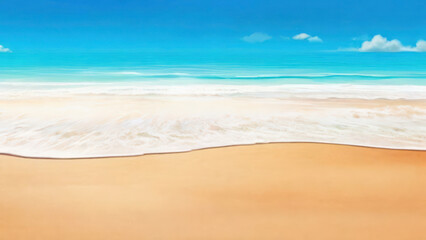 Fototapeta na wymiar summer beach ocean background