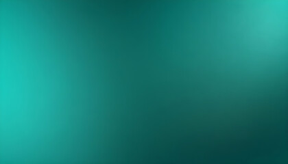 Fototapeta premium Dark green mint sea teal jade emerald turquoise light blue abstract background. Color gradient blur. Rough grunge grain noise. Brushed matte shimmer. Metallic foil effect. Design. Template. Empty