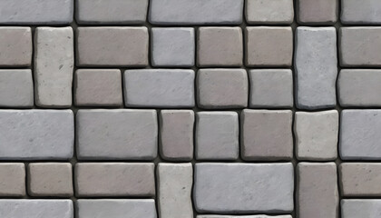 Obraz premium Granite walkway pavement seamless texture