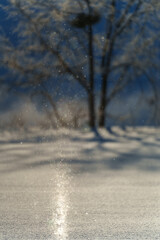 ダイヤモンドダスト・サンピラーの煌き　冬の北海道の絶景