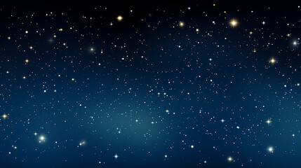 Fototapeta premium Dark blue night sky stars background