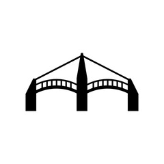 bridge icon design template vector