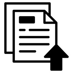 document icon. upload document. sign design - obrazy, fototapety, plakaty