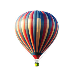 Fototapeta premium 3d air balloon isolated on transparent background