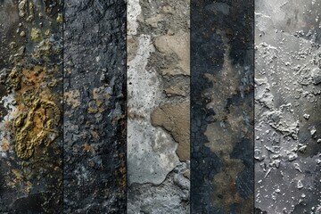Various textures of paint for design projects