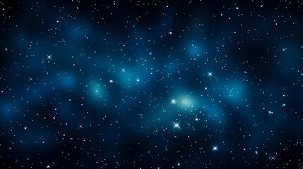 Naklejka premium Stars fall in the dark blue night sky