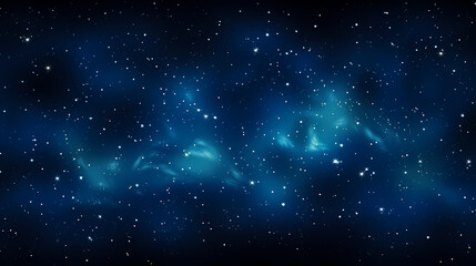 Obraz premium Stars fall in the dark blue night sky