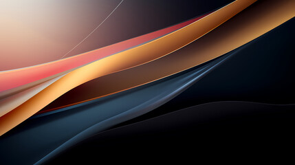 Obraz premium Different levels of simple style diagonal stripes