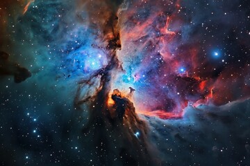 An astro nebula where stars are born. - obrazy, fototapety, plakaty