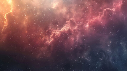 poeira estelar cósmica nuvens coloridas espaço fundo - obrazy, fototapety, plakaty