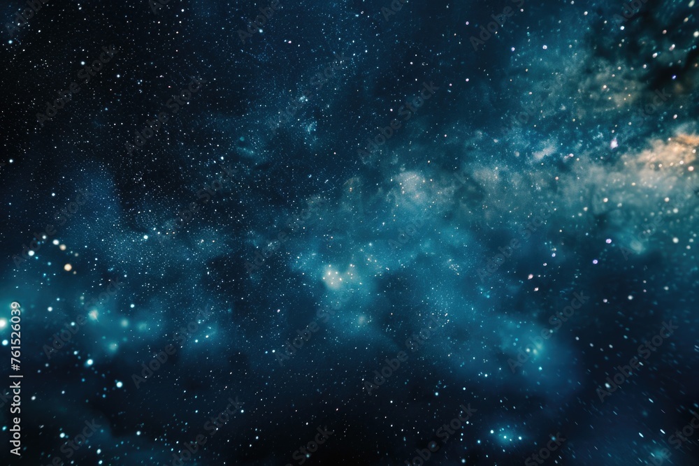 Aufkleber A stunning view of a space filled with stars and nebulas. Perfect for science and astronomy-related projects