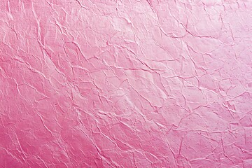 Fototapeta premium Slightly crumpled pink paper textured wallpaper