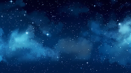 Obraz premium Night sky with stars and milky way