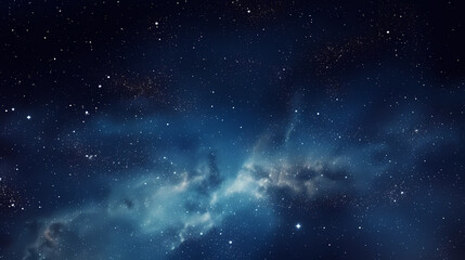 Fototapeta premium Night sky with stars and milky way