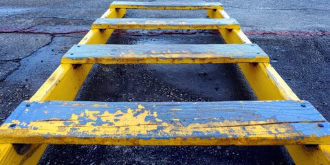 A photography of agility ladder