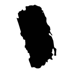 Binh Dinh province map, administrative division of Vietnam. Vector illustration.