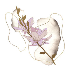 magnolia flower - 761537448