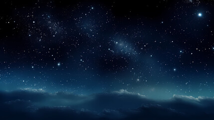 A night sky filled with countless stars