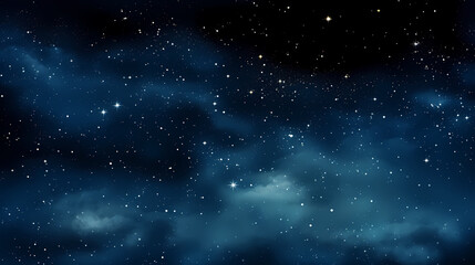 Fototapeta premium A night sky filled with countless stars