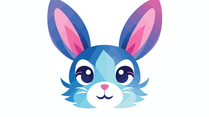 cute rabbit face icon