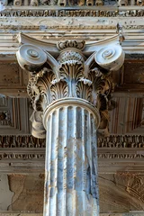 Deurstickers An Elegant Exhibition of Ancient Greek Architecture: The Flawlessly Fluted Ionic Column © Jeremy