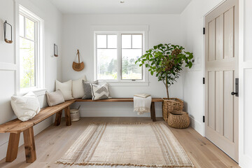 living room with floor