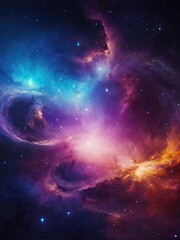 space galaxy background planet and space background with stars - obrazy, fototapety, plakaty