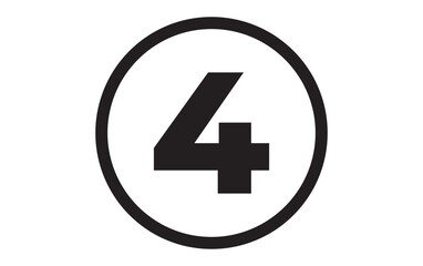 Fototapeta premium Number Icon, text, trademark, logo